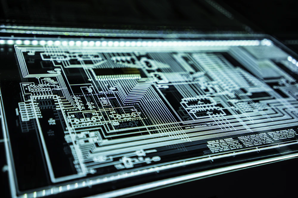 LED panel modülü ve teknik ekipman detayı